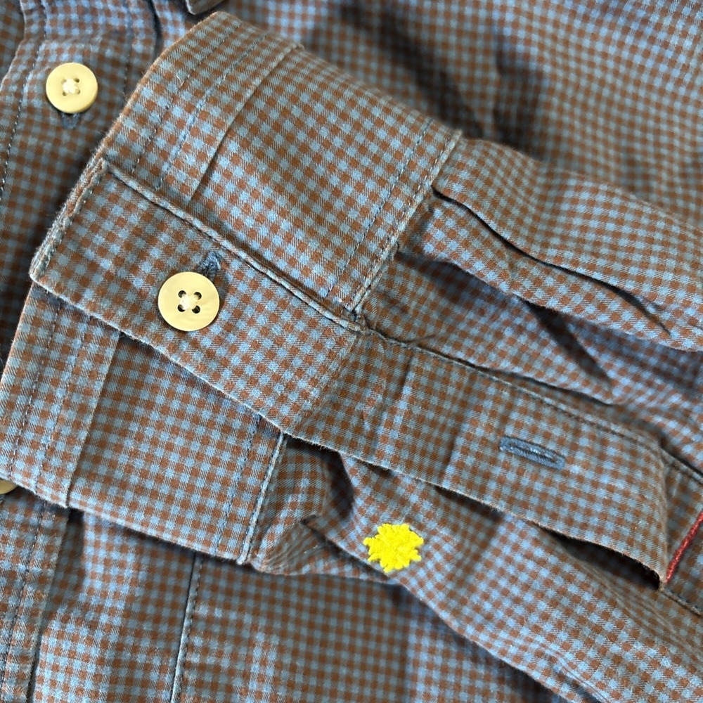 Descendant of Thieves Long Sleeve Shirt Men's Large L Limited Edition Gingham - Picture 3 of 10